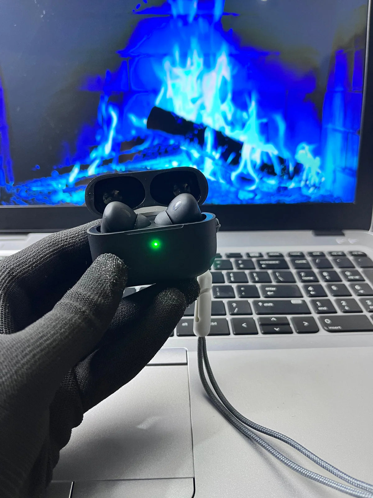 AirPods Pro 2 Black and White (Master Edition) + FREE Case & Laniyard