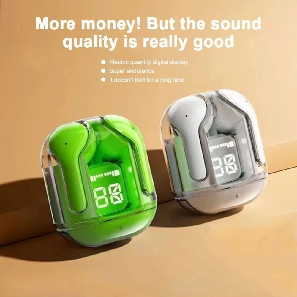 Air 31 Transparent Earbuds with Pouch!