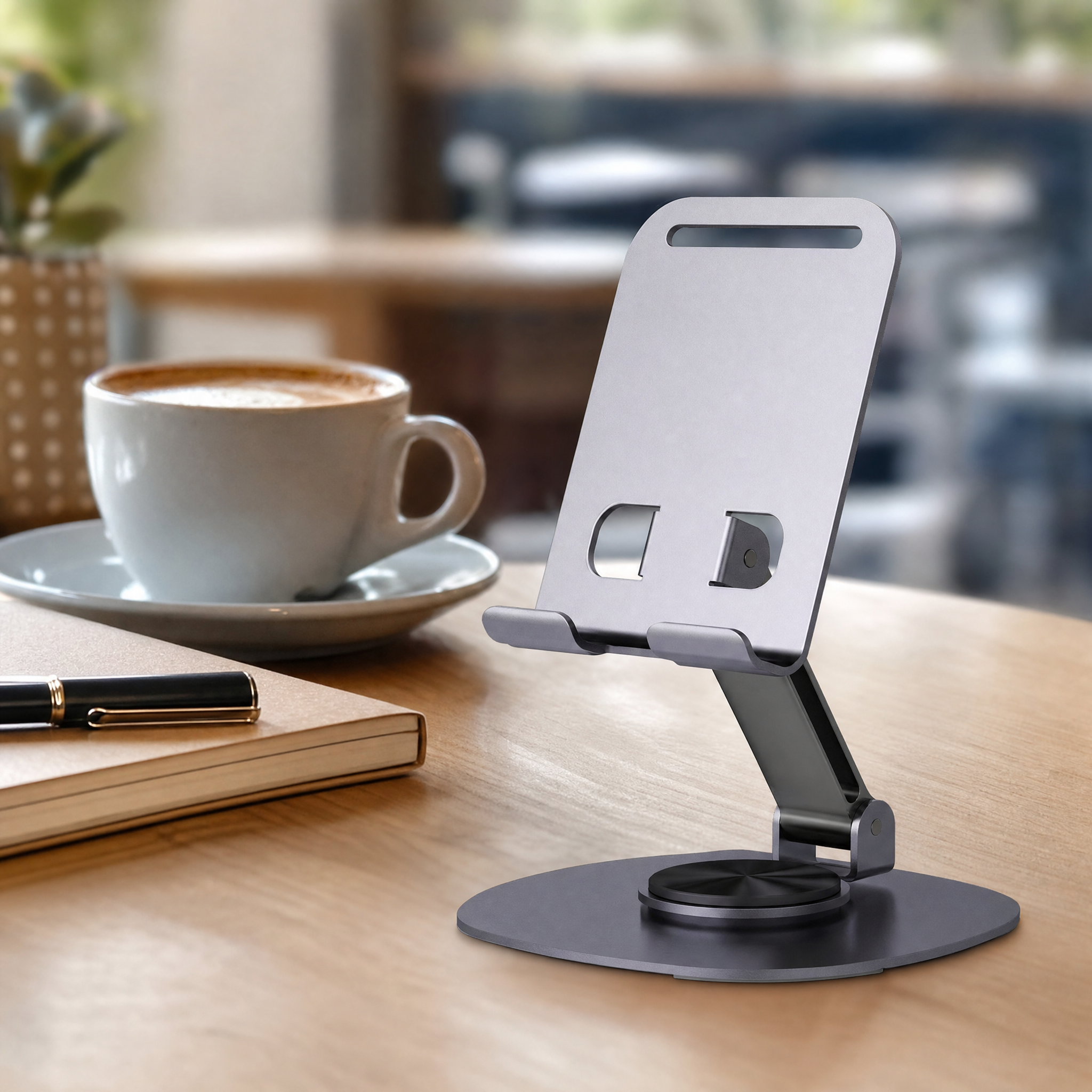 Premium Foldable Aluminum Mobile Stand