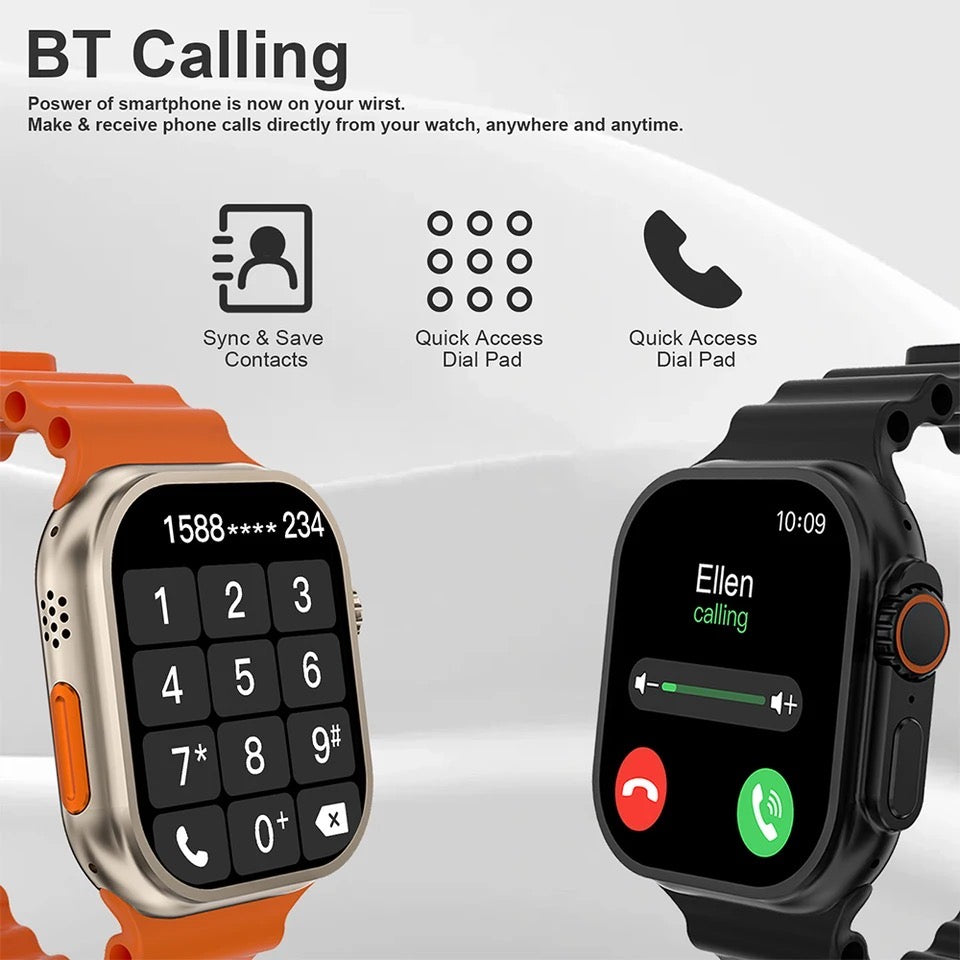 Ultra Smart Watch with 7 Straps & Premium Dail!