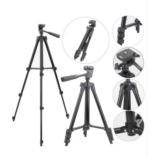 3120 Portable Tripod Stand with Mobile Holder & Carry Bag