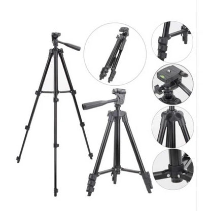 3120 Portable Tripod Stand with Mobile Holder & Carry Bag