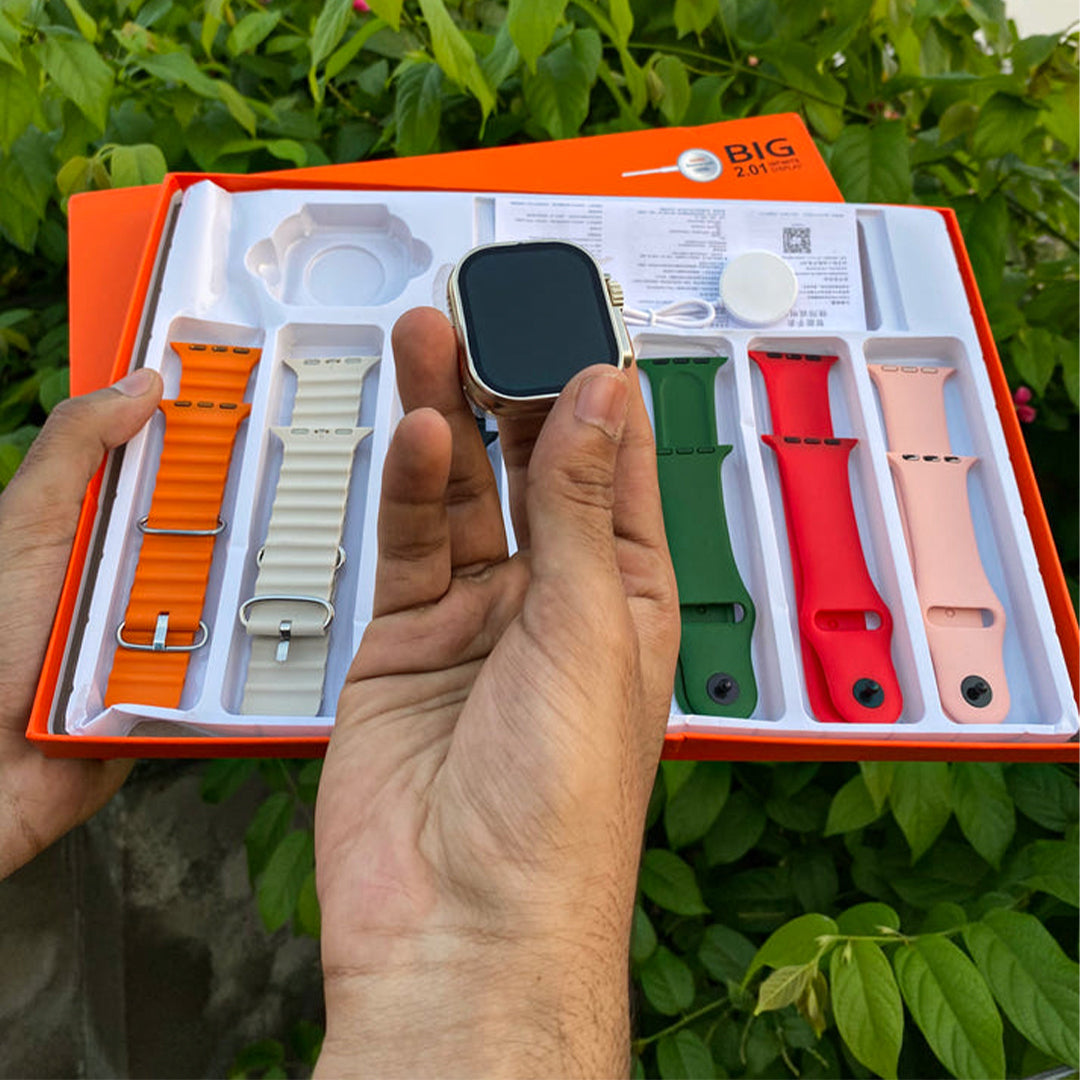 7 in 1 Ultra Watch | Free Earbuds