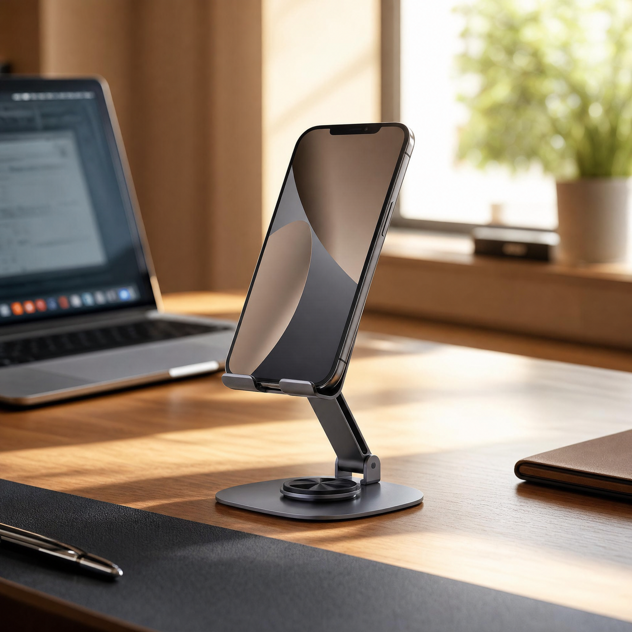 Premium Foldable Aluminum Mobile Stand
